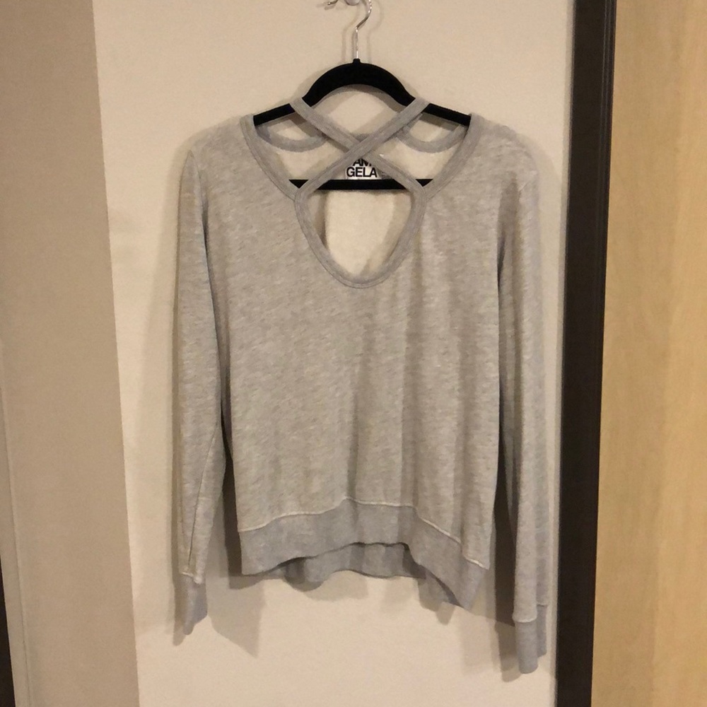 PAM & GELA gray sweatshirt